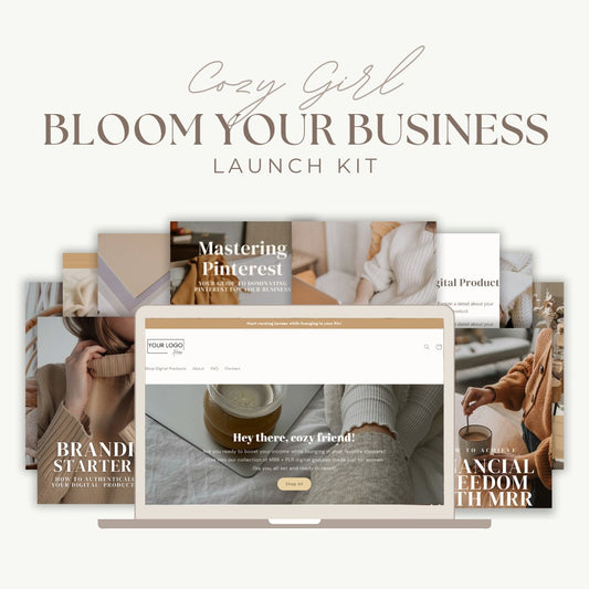 Cozy Girl - Bloom Your Business Launch Kit - Wildflower Design Co