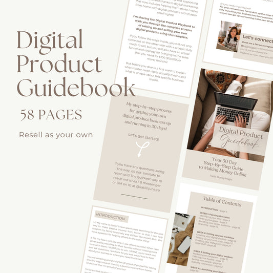 Digital Product Guidebook - Hello Money Magic
