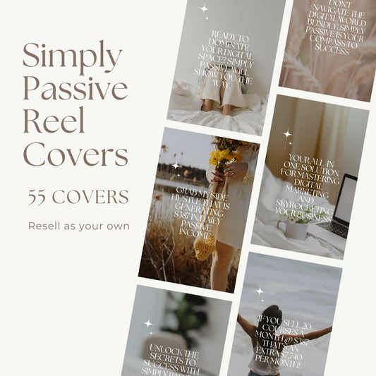 Simply Passive Reel Covers - Hello Money Magic
